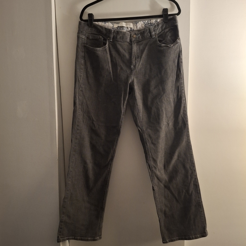 Madison Women's Gray Textured Jeans